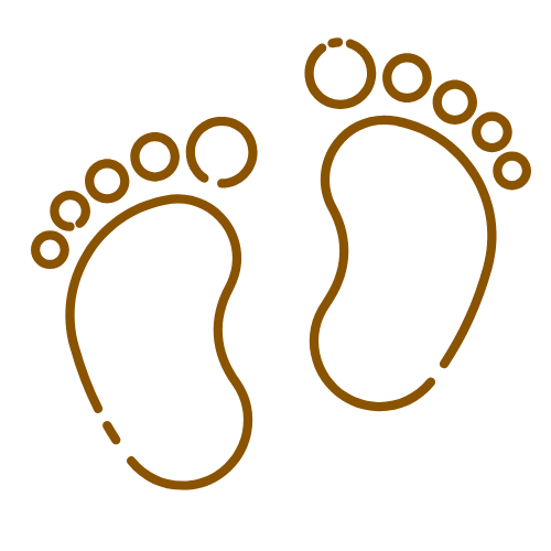 ikonka małych stópek